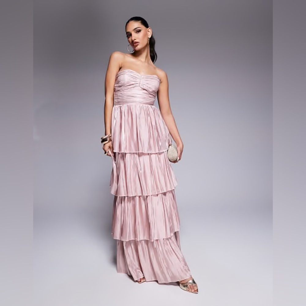 NWT Lulu's‎ Bella Tiered Dress Maxi Dress Size XL
